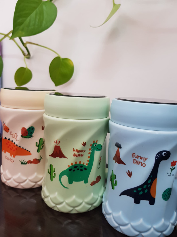 ماگ سرامیکی در دار آینه ای طرح دایناسور Dino وارداتی ۳۸۰ میل